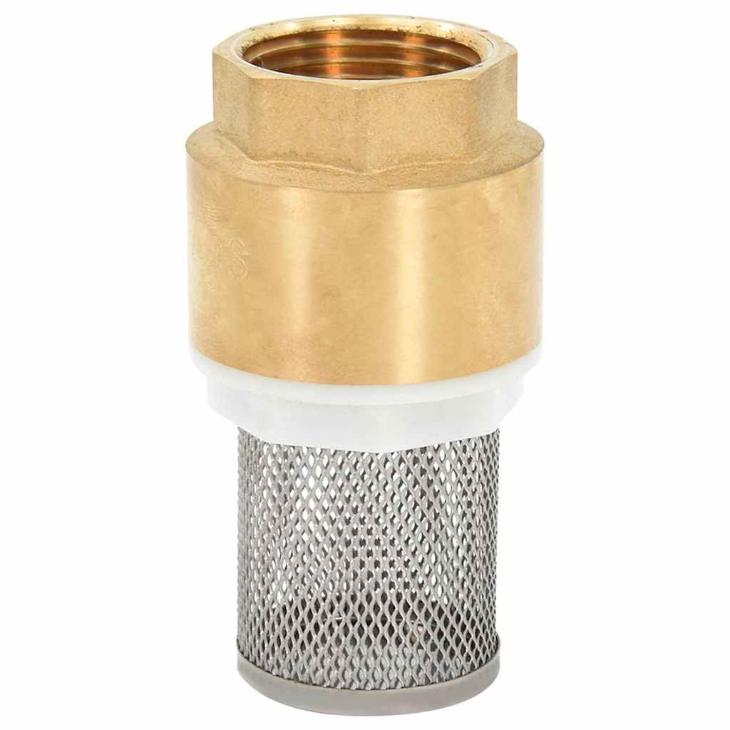 Usisno crijevo s mjedenim priključcima crno 1,1 " 15 m PVC