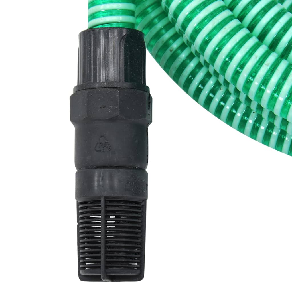 Usisno crijevo s PVC priključcima zeleno 1 " 7 m PVC