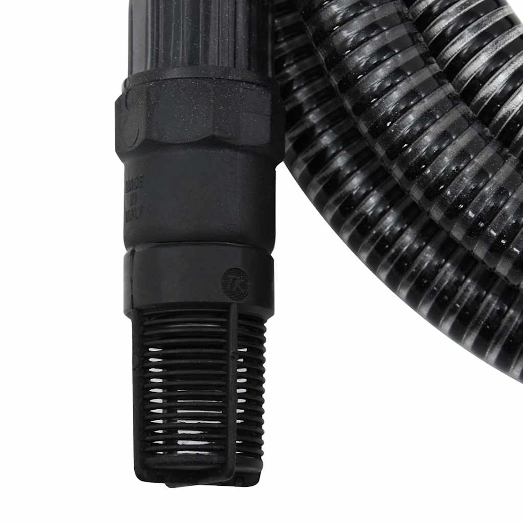 Usisno crijevo s PVC priključcima crno 1 " 4 m PVC