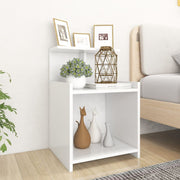 Noćni ormarići 2 kom bijeli 40 x 35 x 60 cm konstruirano drvo