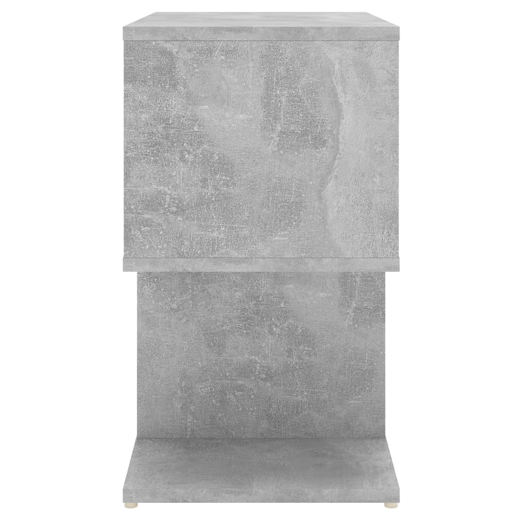 Noćni ormarići 2 kom boja betona 50x30x51,5cm konstruirano drvo