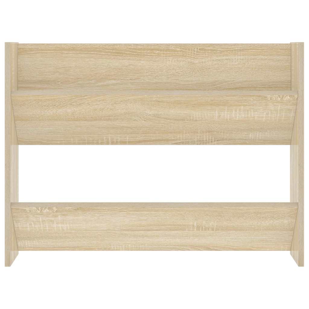 Zidni ormarići za cipele 2 kom boja hrasta 80x18x60 cm drveni