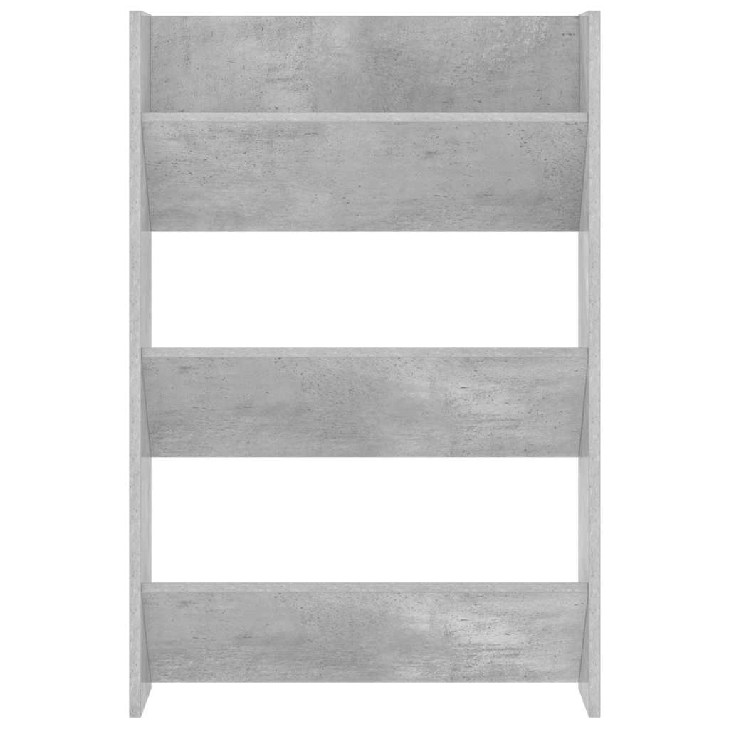Zidni ormarići za cipele 2 kom boja betona 60x18x90 cm drveni