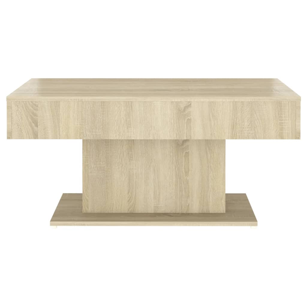 Stolić za kavu boja hrasta 96 x 50 x 45 cm konstruirano drvo