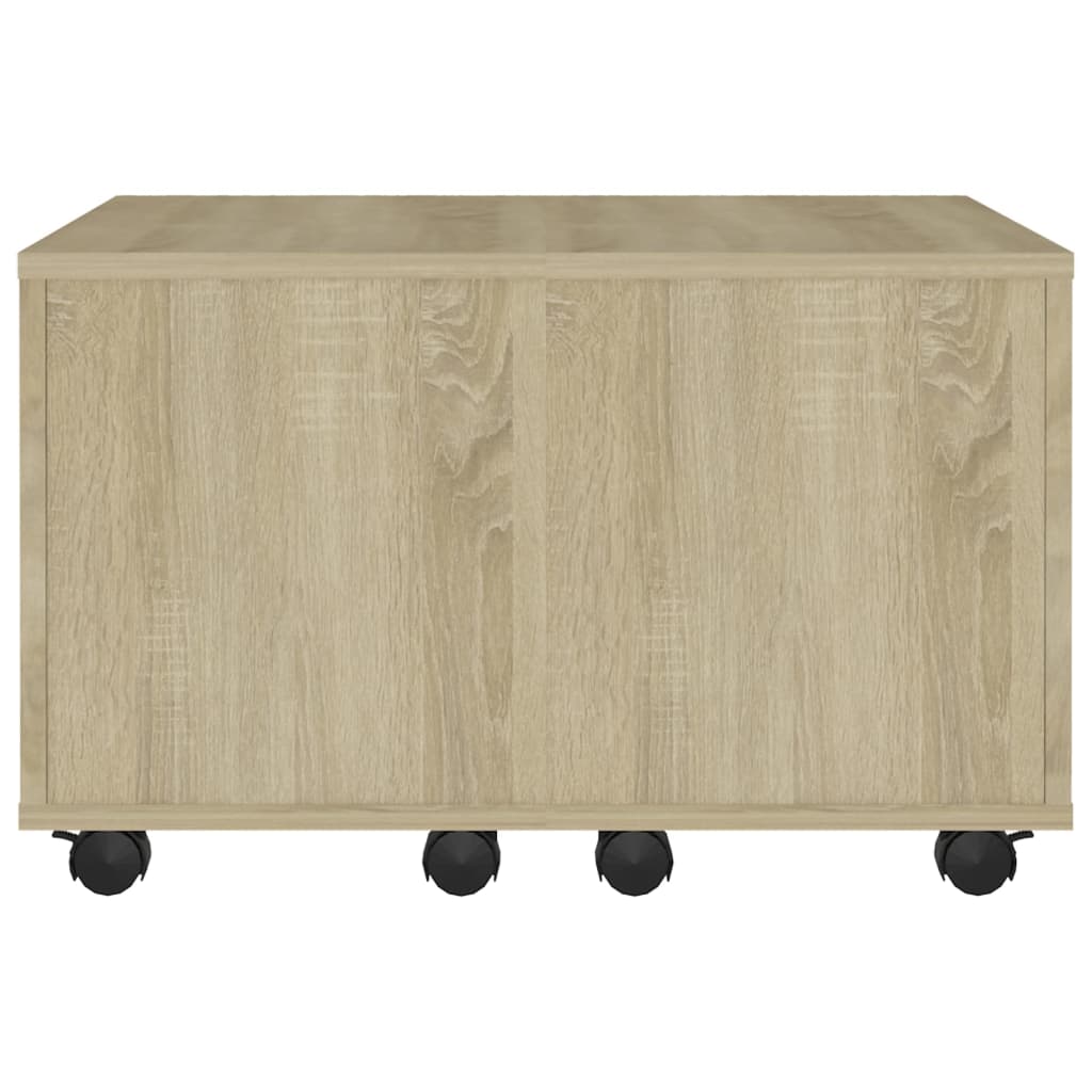 Stolić za kavu boja hrasta sonome 60x60x38 cm konstruirano drvo