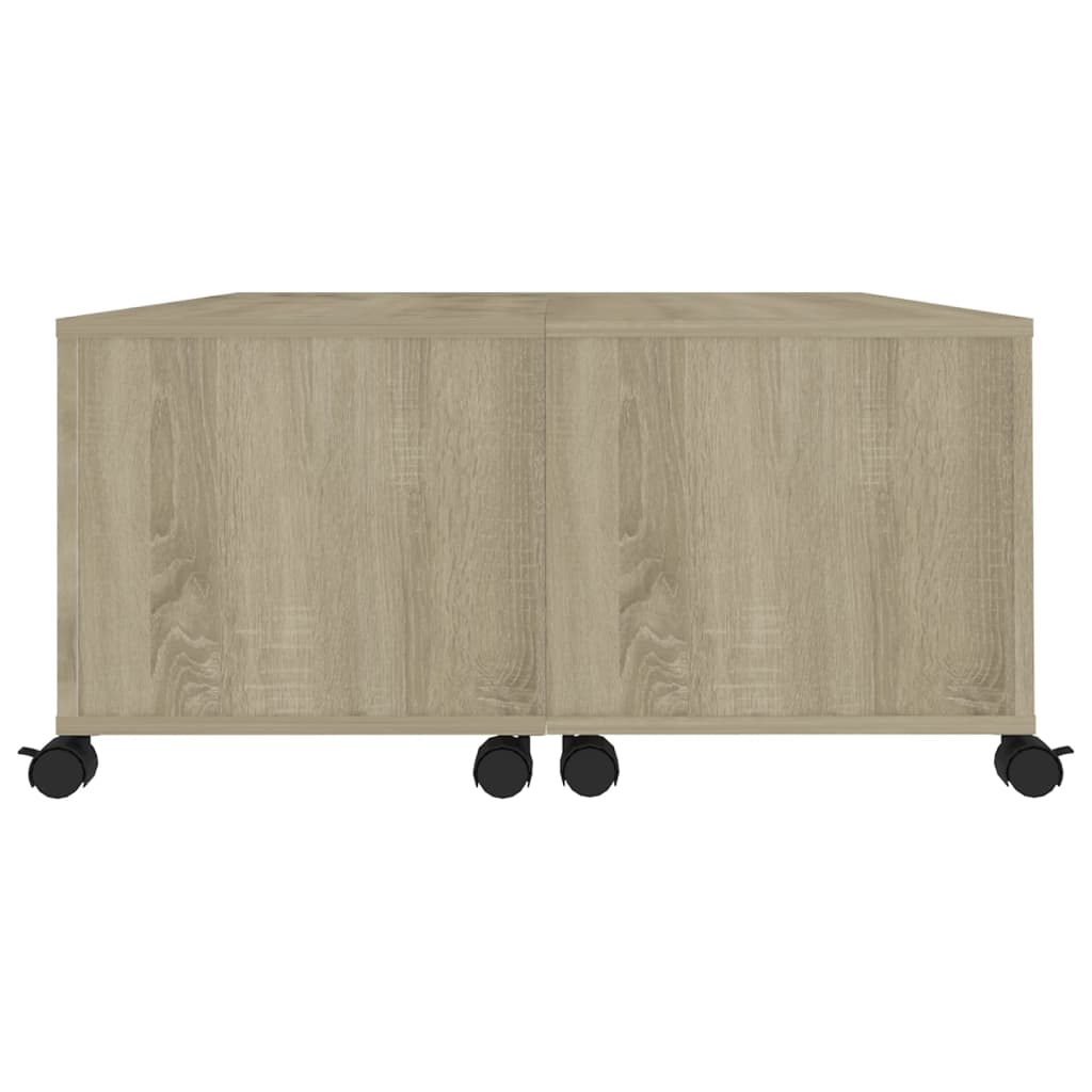 Stolić za kavu boja hrasta sonome 75 x 75 x 38 cm od iverice