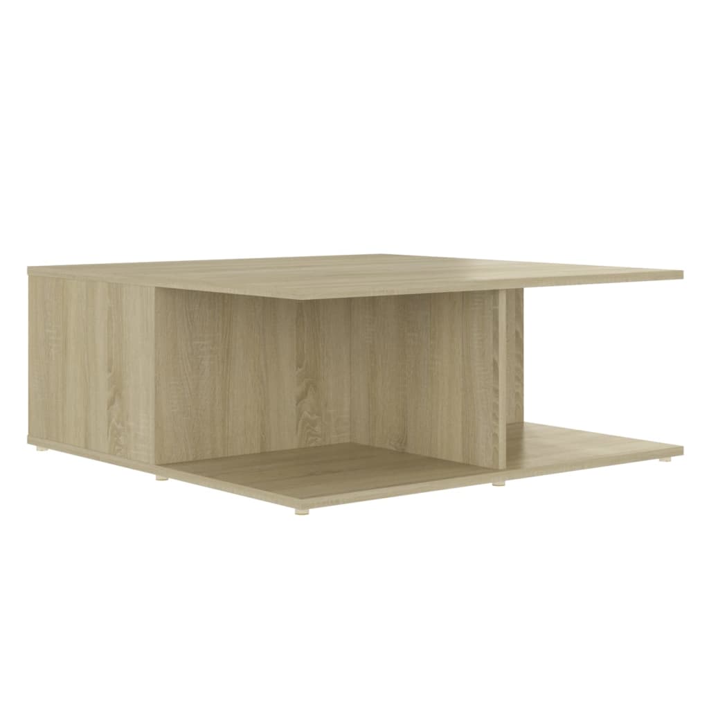 Stolić za kavu boja hrasta sonome 80x80x31 cm konstruirano drvo