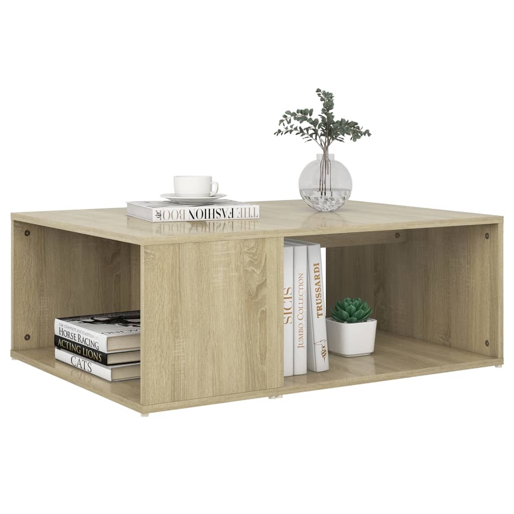 Stolić za kavu boja hrasta sonome 90x67x33 cm konstruirano drvo