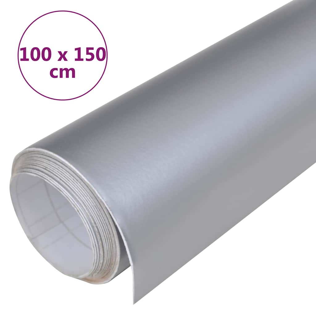 Folija za automobil mat srebrna 100 x 150 cm