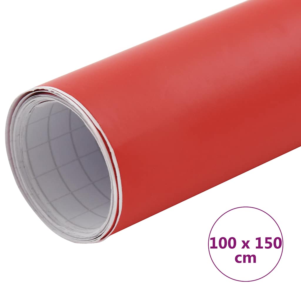 Folija za automobil mat crvena 100 x 150 cm