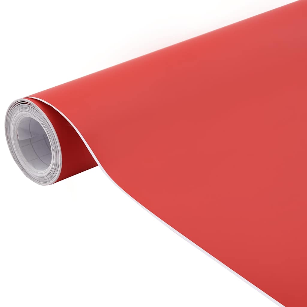 Folije za automobil 2 kom mat crvene 100 x 150 cm + 50 x 150 cm