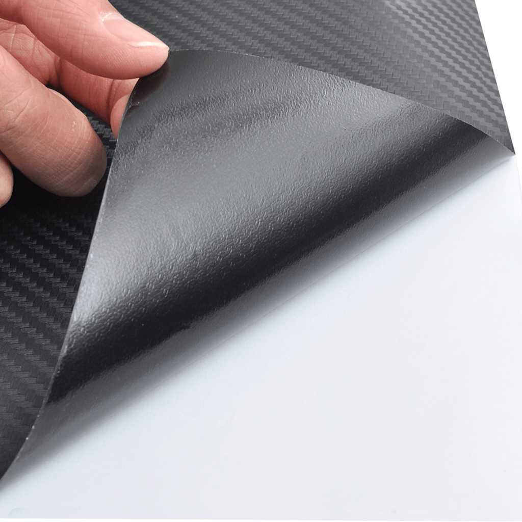 Folija za automobil 3D crna 100 x 150 cm