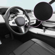 Folije za automobil 2 kom 4D crne 100 x 150 cm + 50 x 150 cm
