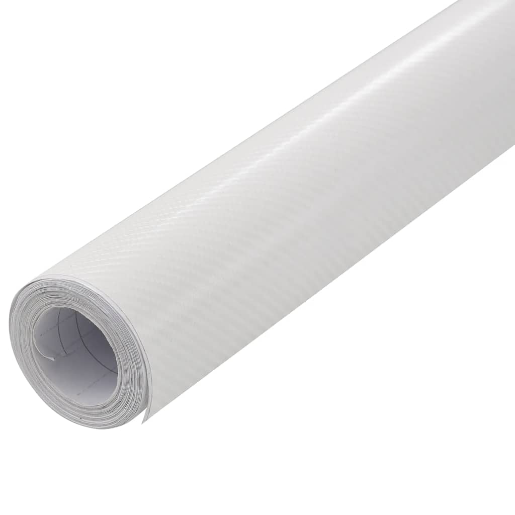 Folije za automobil 2 kom 4D bijele 100 x 150 cm + 50 x 150 cm