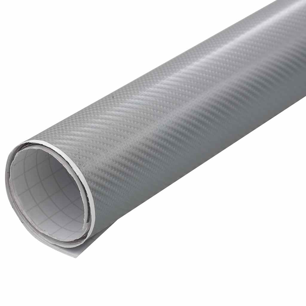 Folija za automobil 4D srebrna 100 x 150 cm