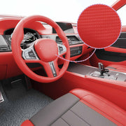 Folije za automobil 2 kom 4D crvene 100 x 150 cm