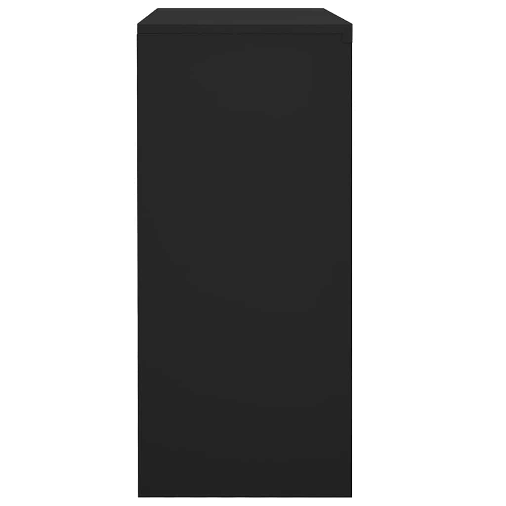 Uredski ormarić s kliznim vratima antracit 90x40x90 cm čelični