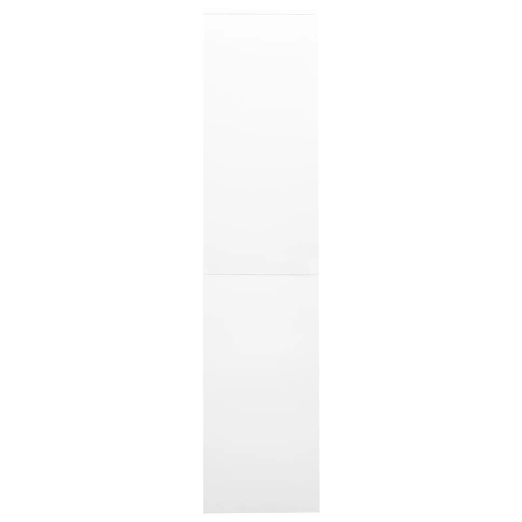 Uredski ormarić s kliznim vratima bijeli 90x40x180 cm čelični