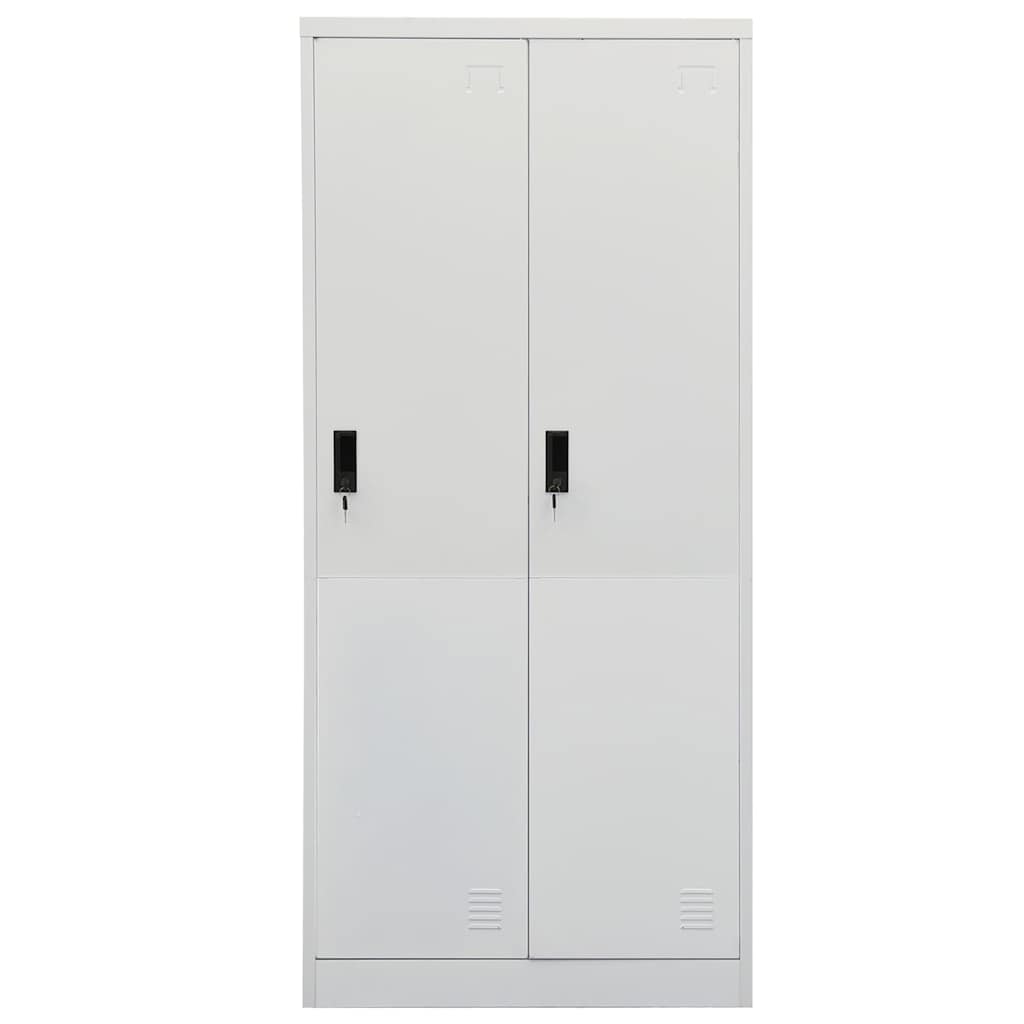 Ormar svjetlosivi 80 x 50 x 180 cm čelični
