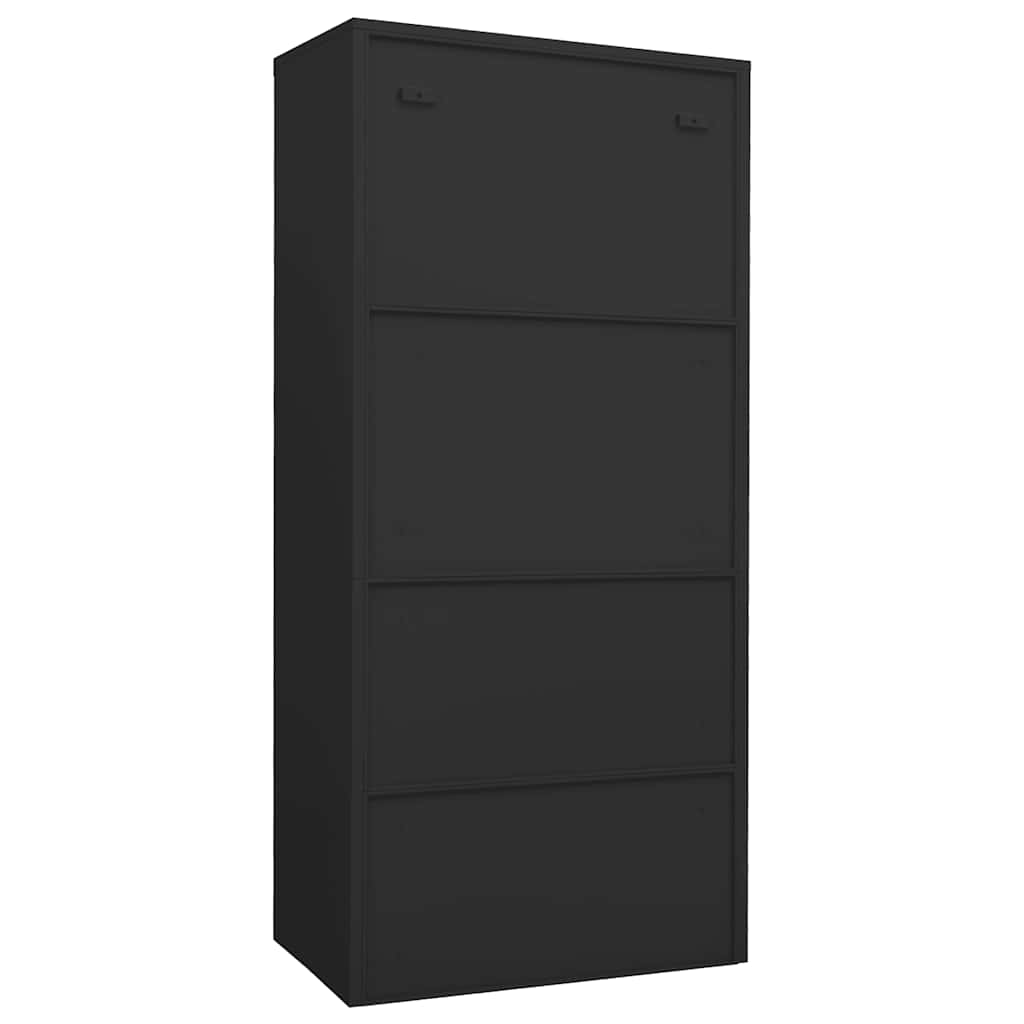 Ormar antracit 80 x 50 x 180 cm čelični