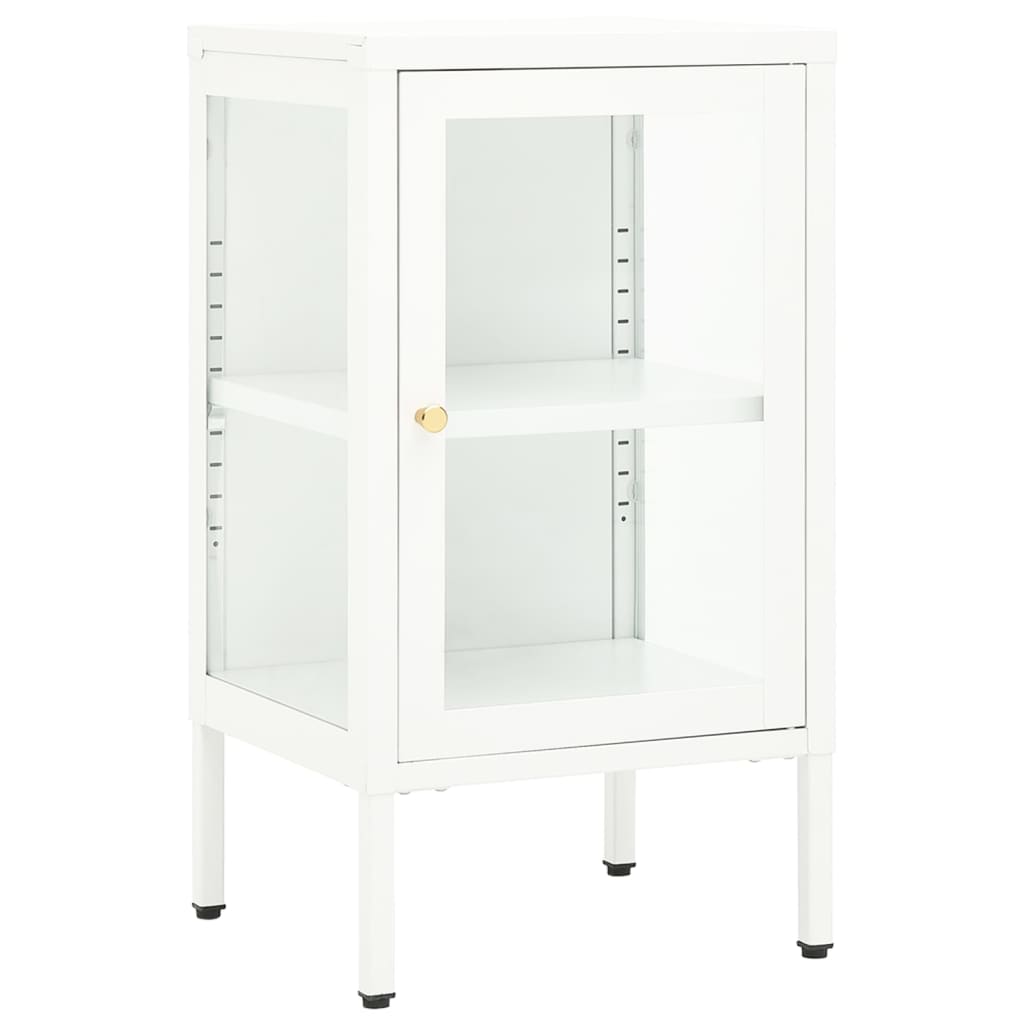Komoda 38 x 35 x 70 cm od metala i stakla