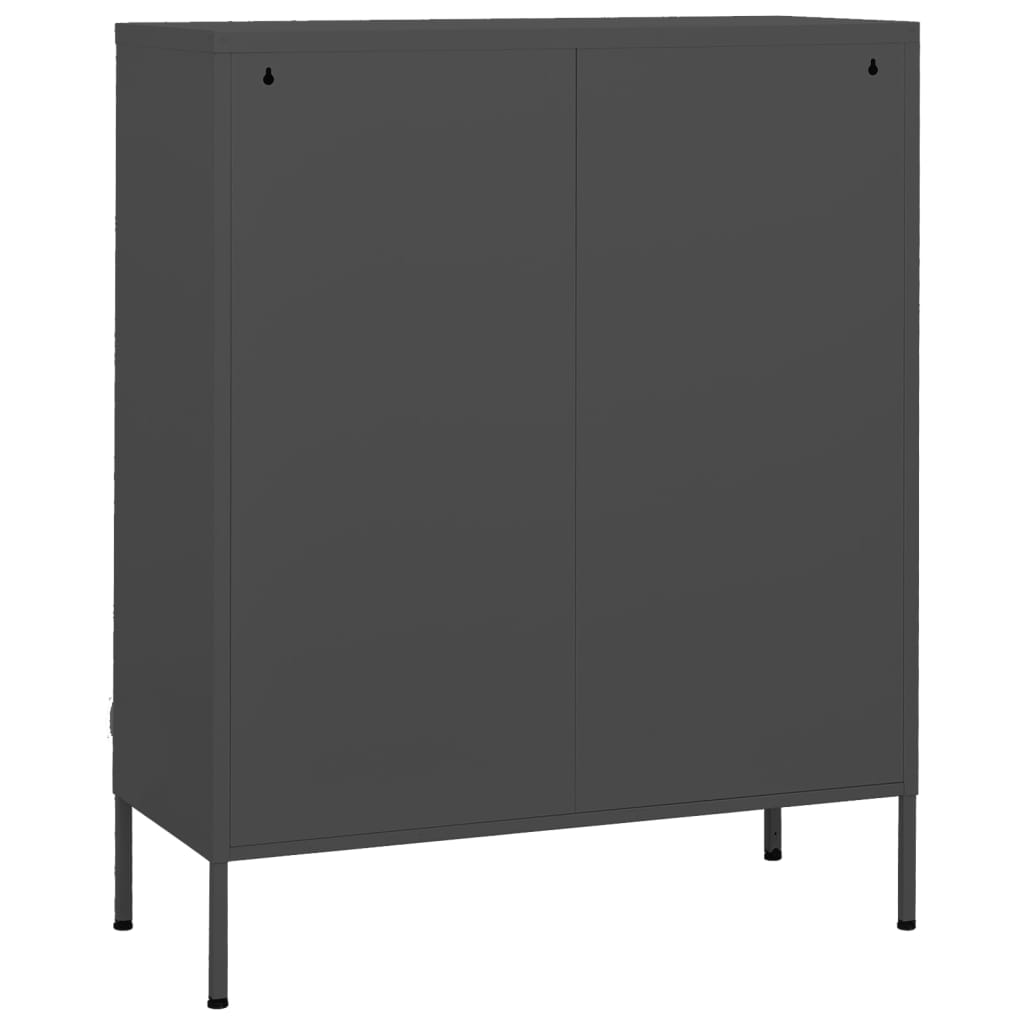 Ormarić za pohranu antracit 80 x 35 x 101,5 cm čelični