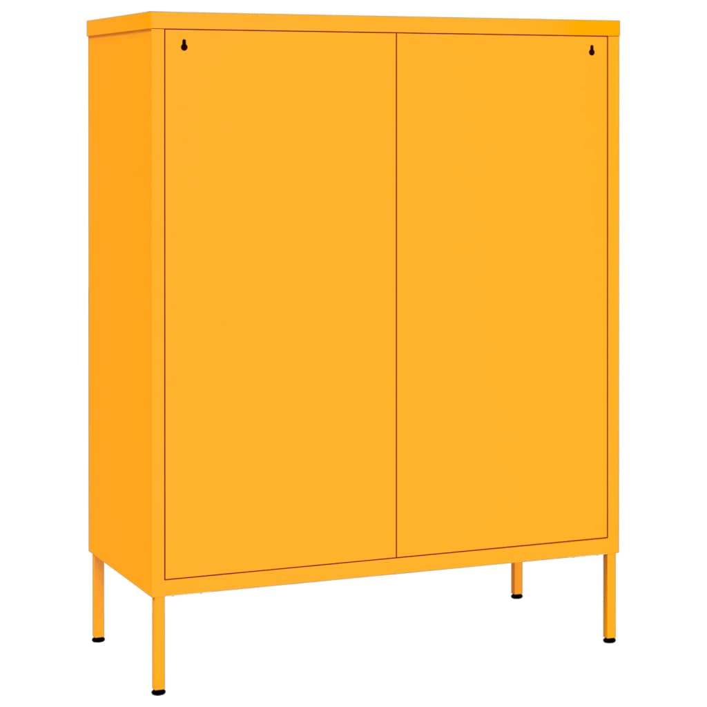 Ormarić s ladicama boja senfa 80 x 35 x 101,5 cm čelični