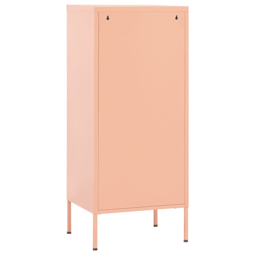 Ormarić za pohranu ružičasti 42,5 x 35 x 101,5 cm čelični