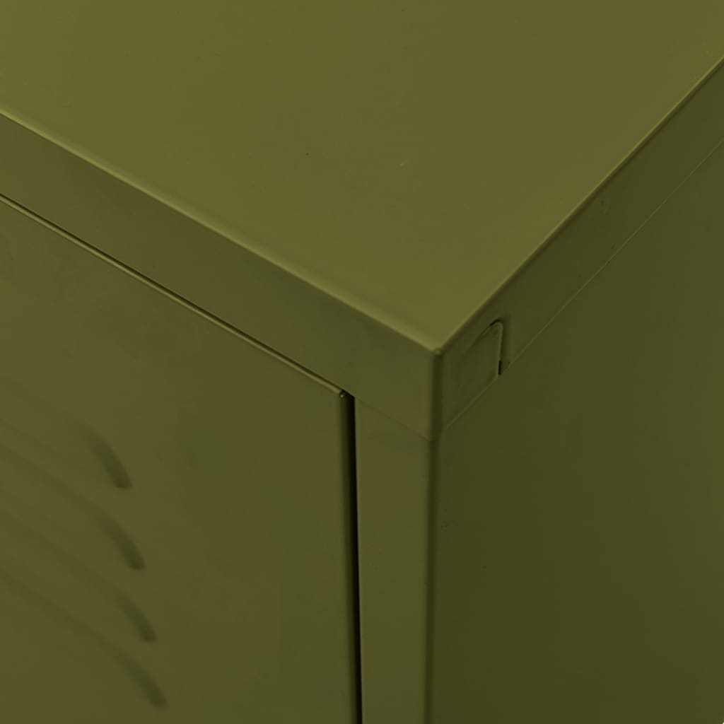 TV ormarić maslinasti 105 x 35 x 50 cm čelični