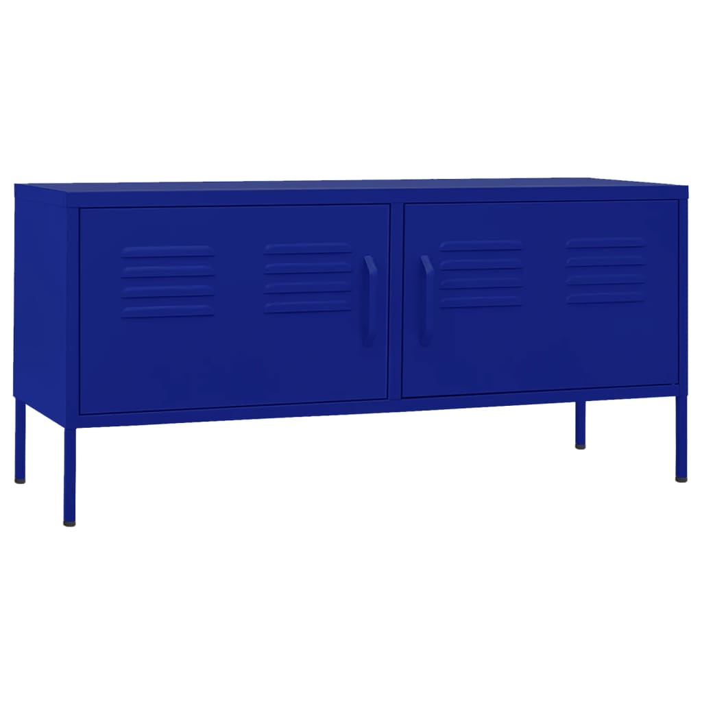 TV ormarić modri 105 x 35 x 50 cm čelični