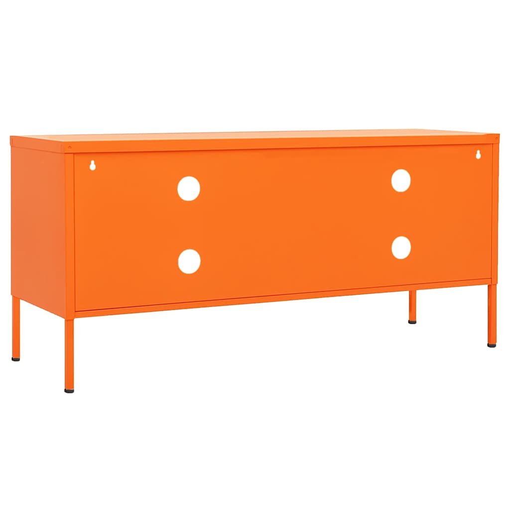 TV ormarić narančasti 105 x 35 x 50 cm čelični