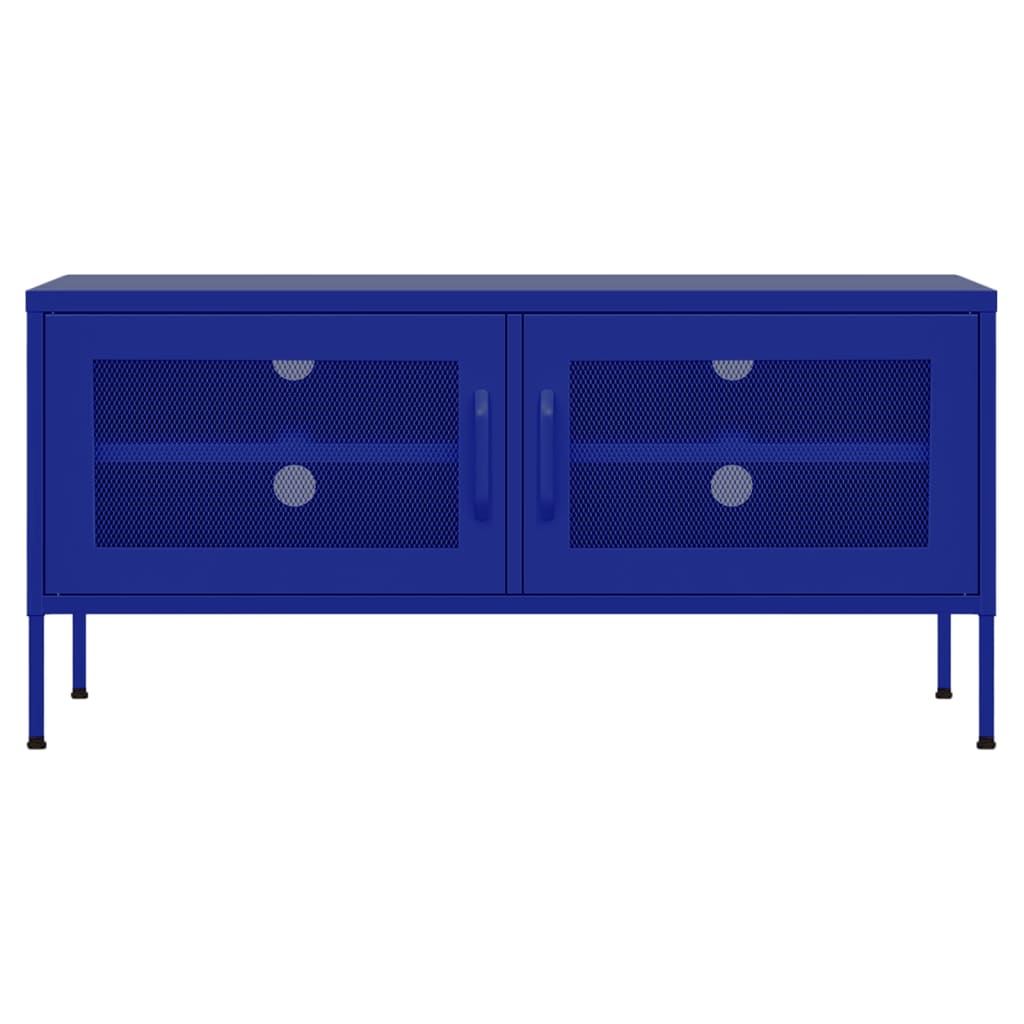 TV ormarić modri 105 x 35 x 50 cm čelični