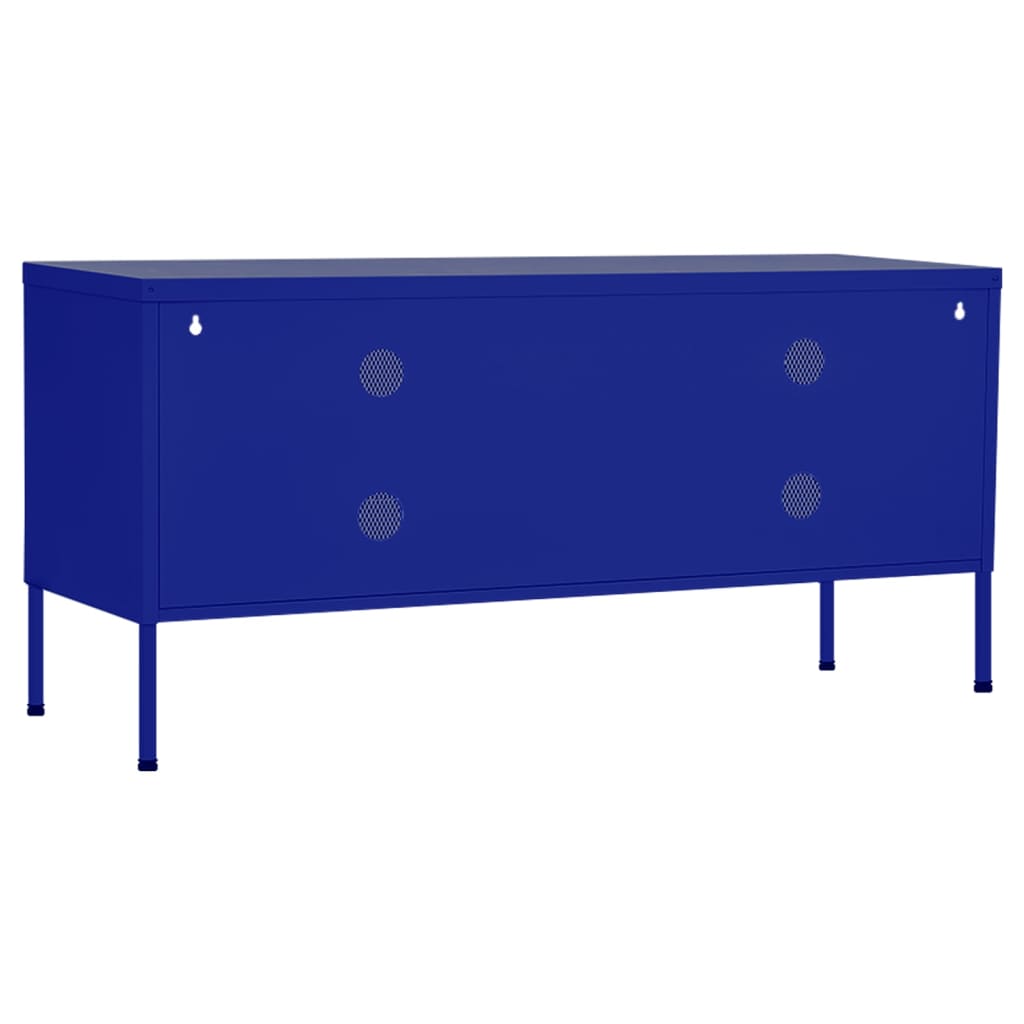 TV ormarić modri 105 x 35 x 50 cm čelični