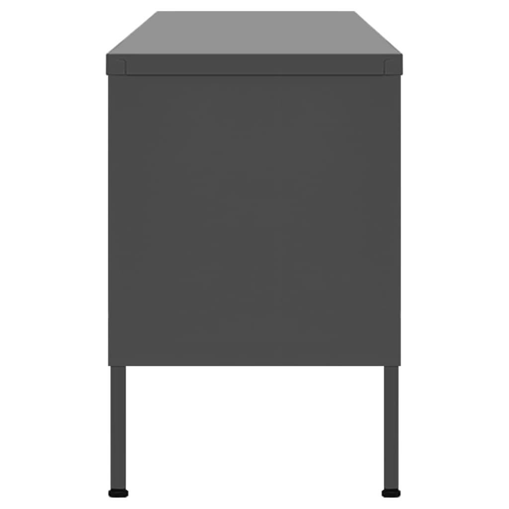 TV ormarić antracit 105 x 35 x 50 cm čelični