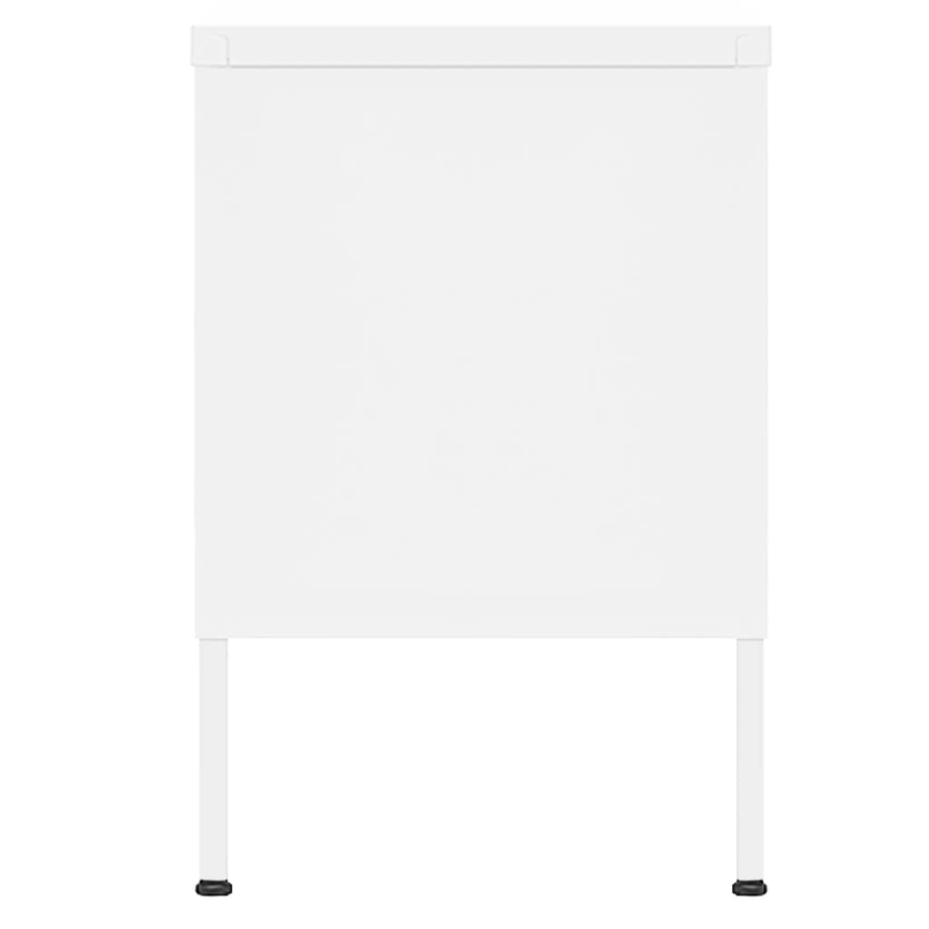 TV ormarić bijeli 105 x 35 x 50 cm čelični