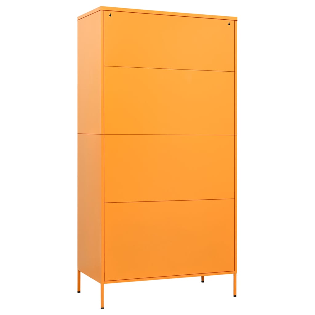 Ormar boja senfa 90 x 50 x 180 cm čelični