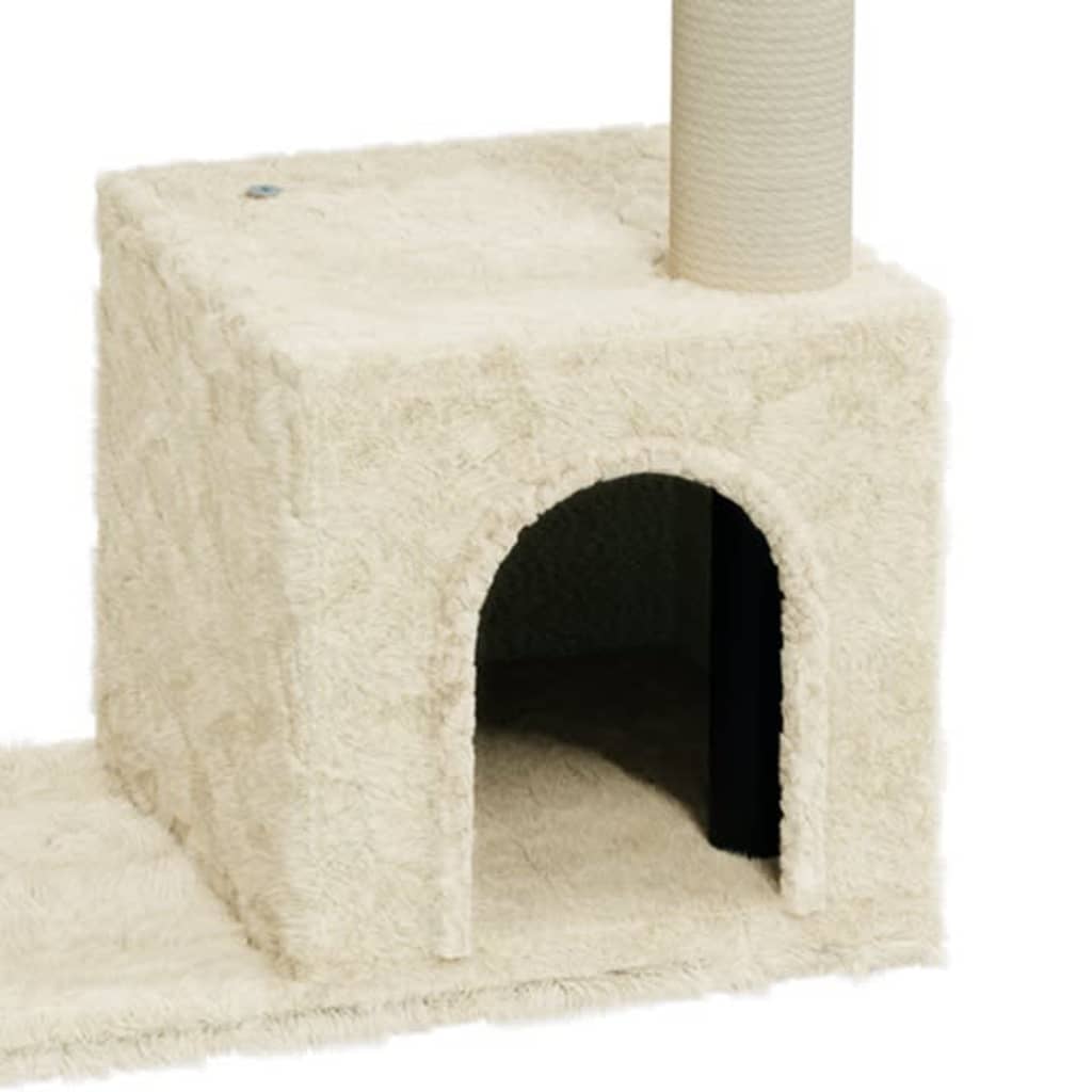 Penjalica za mačke sa stupovima za grebanje krem 70 cm