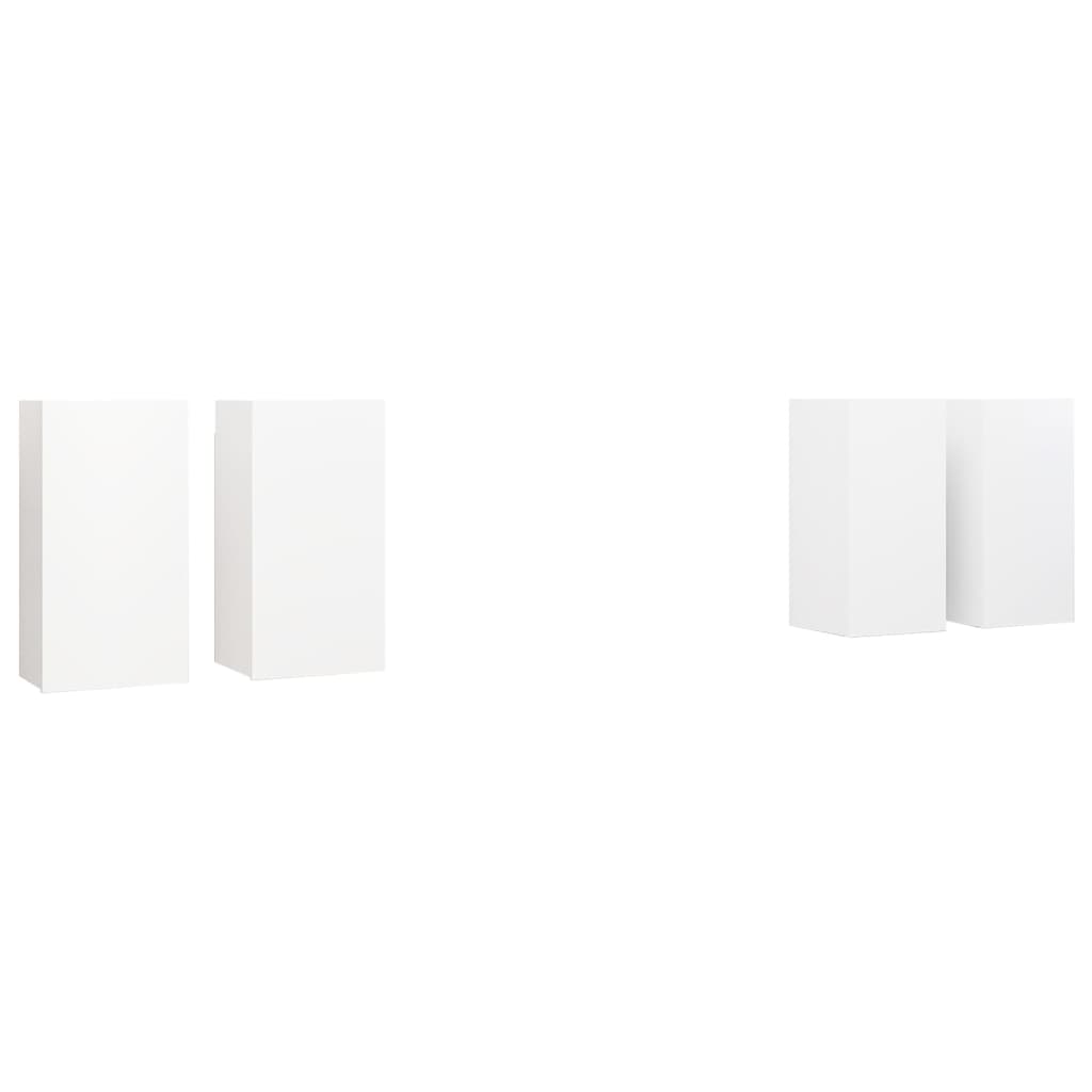 TV ormarići 4 kom bijeli 30,5 x 30 x 60 cm konstruirano drvo