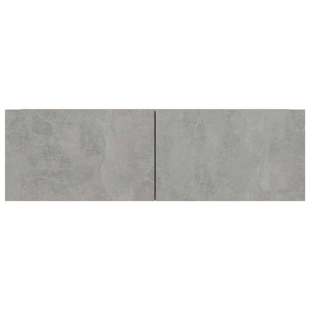 TV ormarići 4 kom boja betona 100x30x30 cm konstruirano drvo