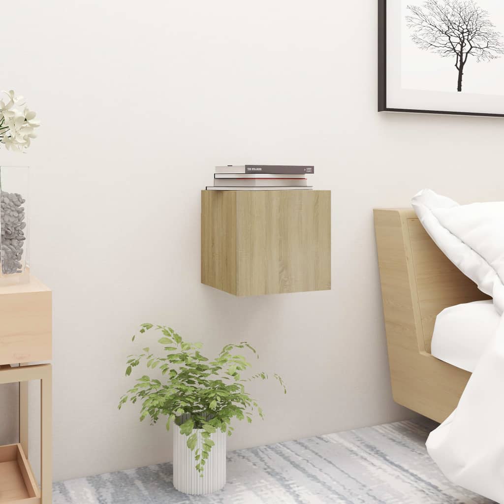 Noćni ormarić 2 kom boja hrasta 30,5x30x30 cm konstruirano drvo