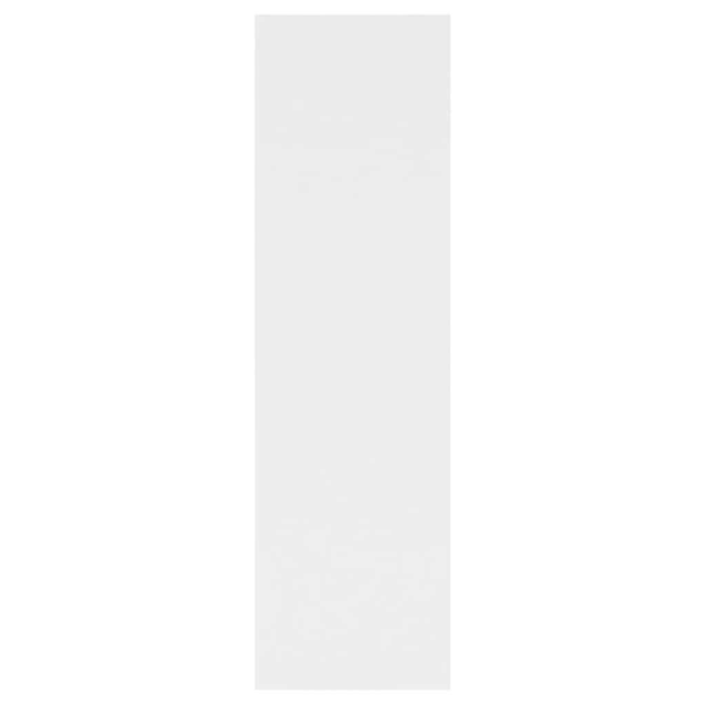 Zidna polica bijela 75 x 16 x 55 cm konstruirano drvo
