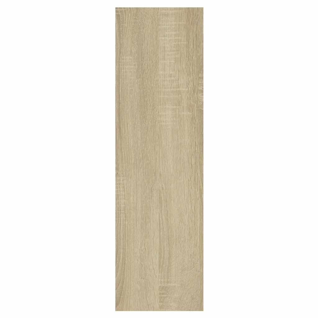 Zidna polica boja hrasta 75 x 16 x 55 cm konstruirano drvo