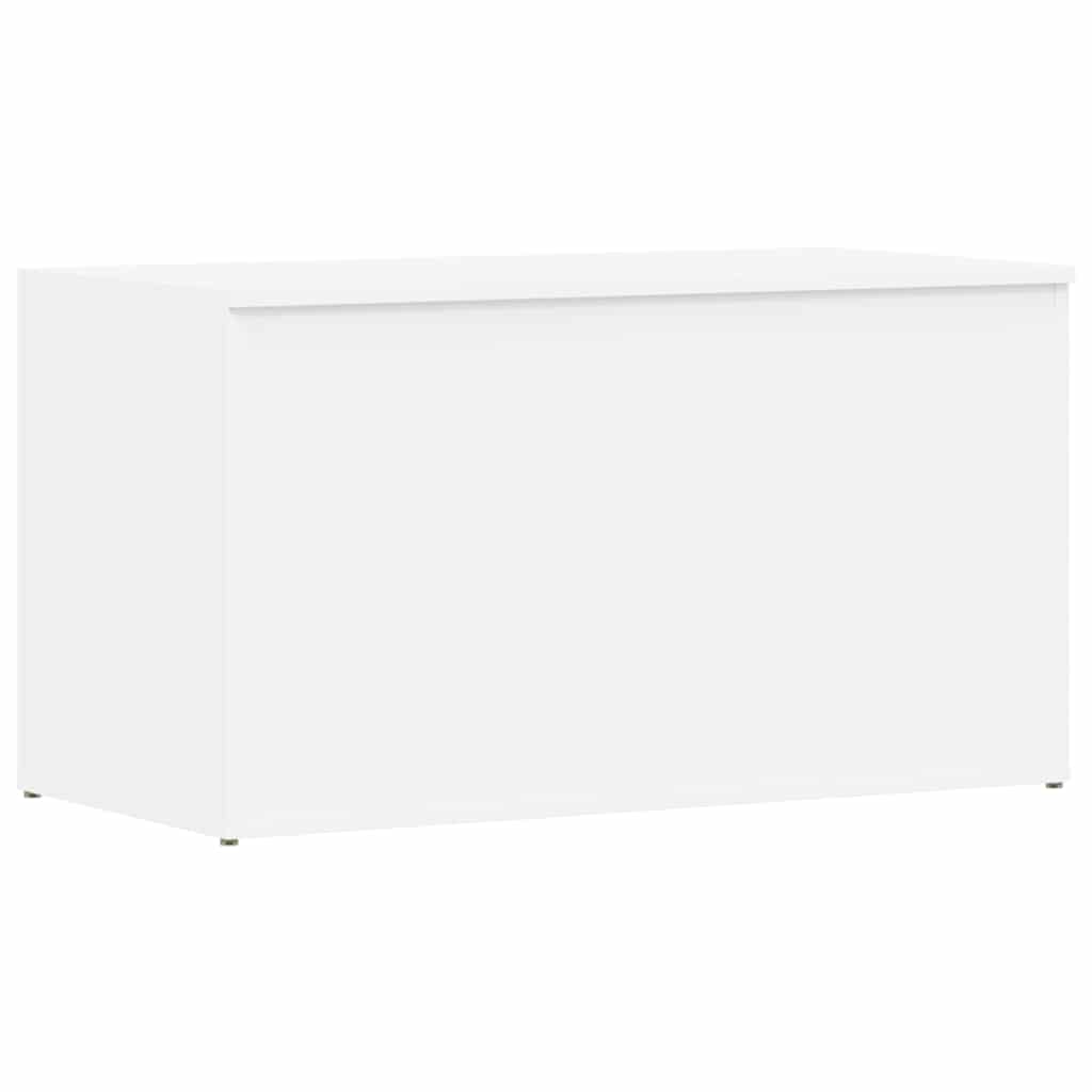 Škrinja za pohranu bijela 84 x 42 x 46 cm od konstruiranog drva