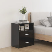 Noćni ormarići 2 kom crni 50 x 32 x 60 cm