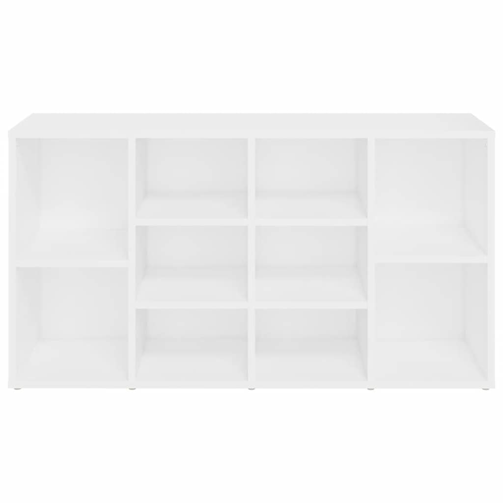 Klupa za cipele bijela 103 x 30 x 55 cm od konstruiranog drva