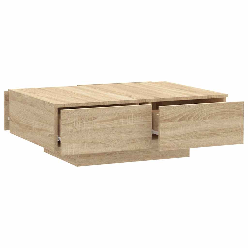 Stolić za kavu boja hrasta sonome 90x60x31 cm konstruirano drvo