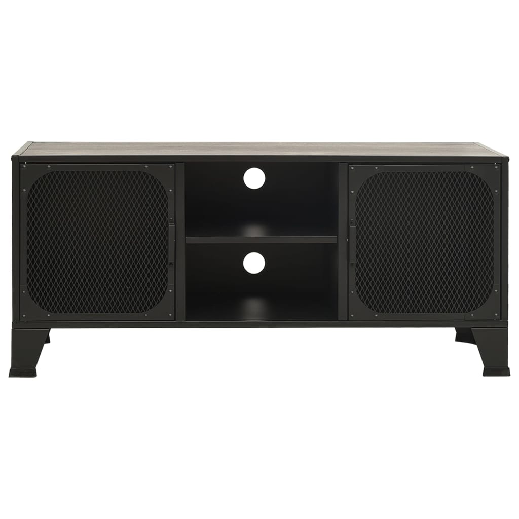 TV ormarić sivi 105 x 36 x 47 cm od metala i MDF-a