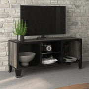 TV ormarić sivi 105 x 36 x 47 cm od metala i MDF-a