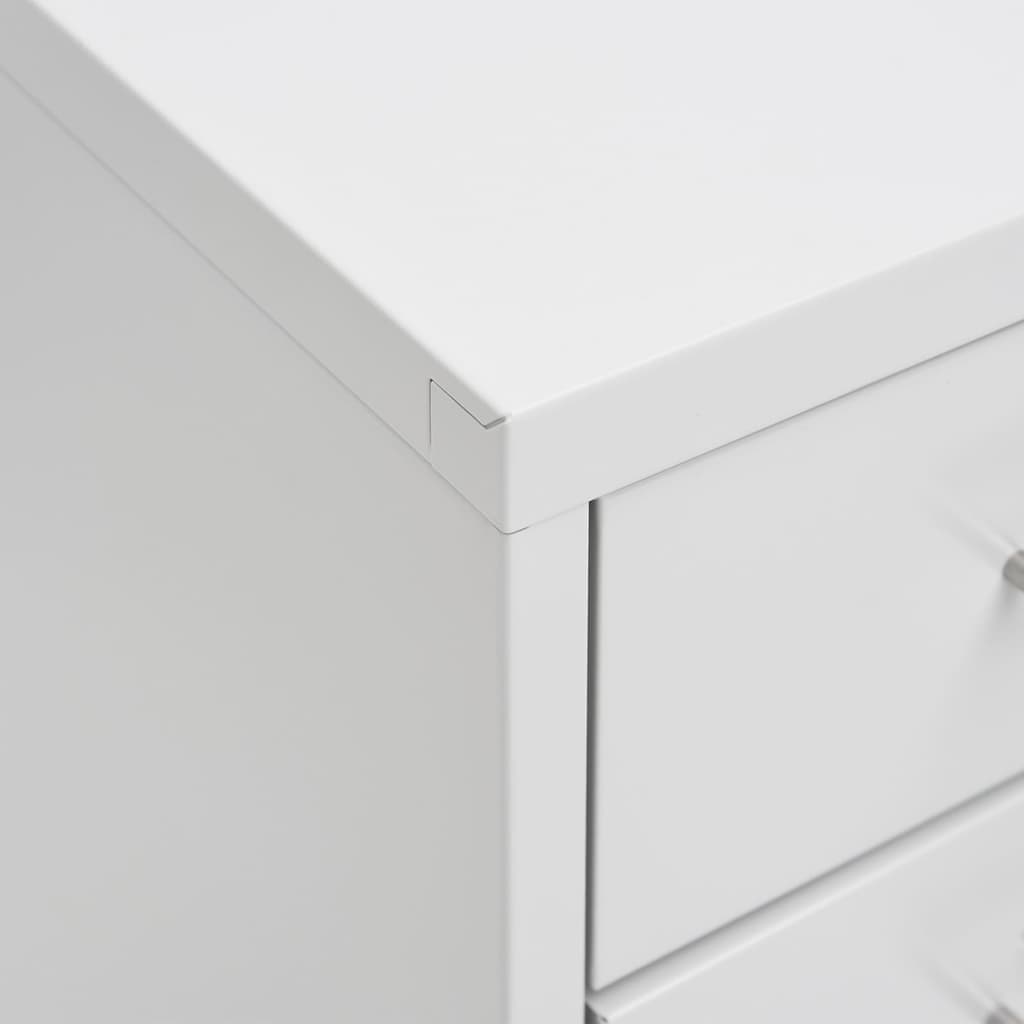 Mobilni ormarić za spise sivi 28 x 41 x 109 cm metalni