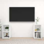TV ormarići 2 kom bijeli 72 x 35 x 36,5 cm konstruirano drvo